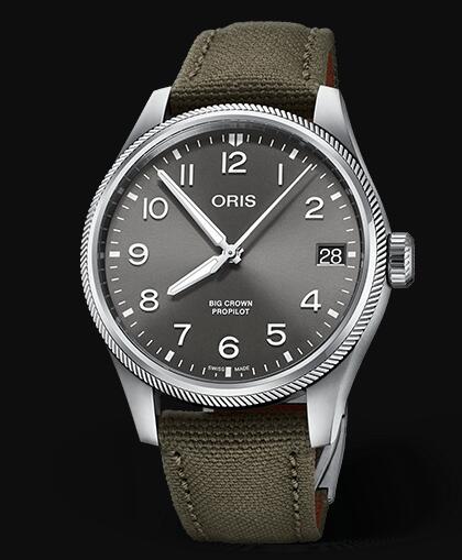 Review Oris Aviation Big Crown Propilot Big Date 41MM Replica Watch 01 751 7761 4063-07 3 20 03LC